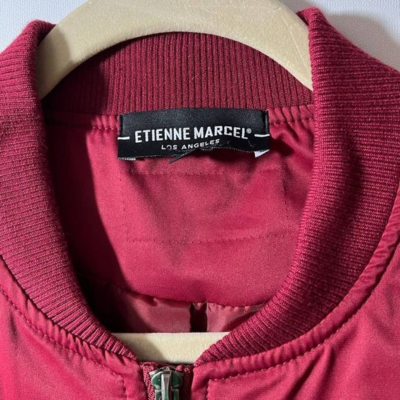ETIENNE MARCEL BOMBER JACKET Sz. S - Picture 4 of 10